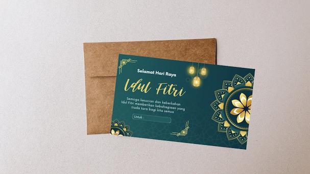 Inspirasi Kartu Lebaran