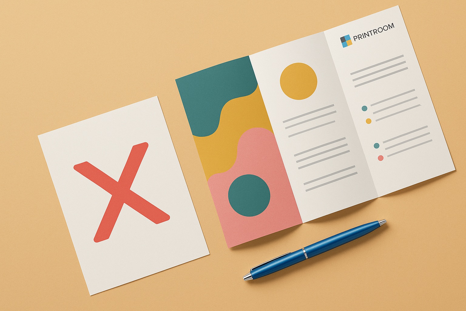 Kesalahan desain yang harus dihindari saat cetak brosur