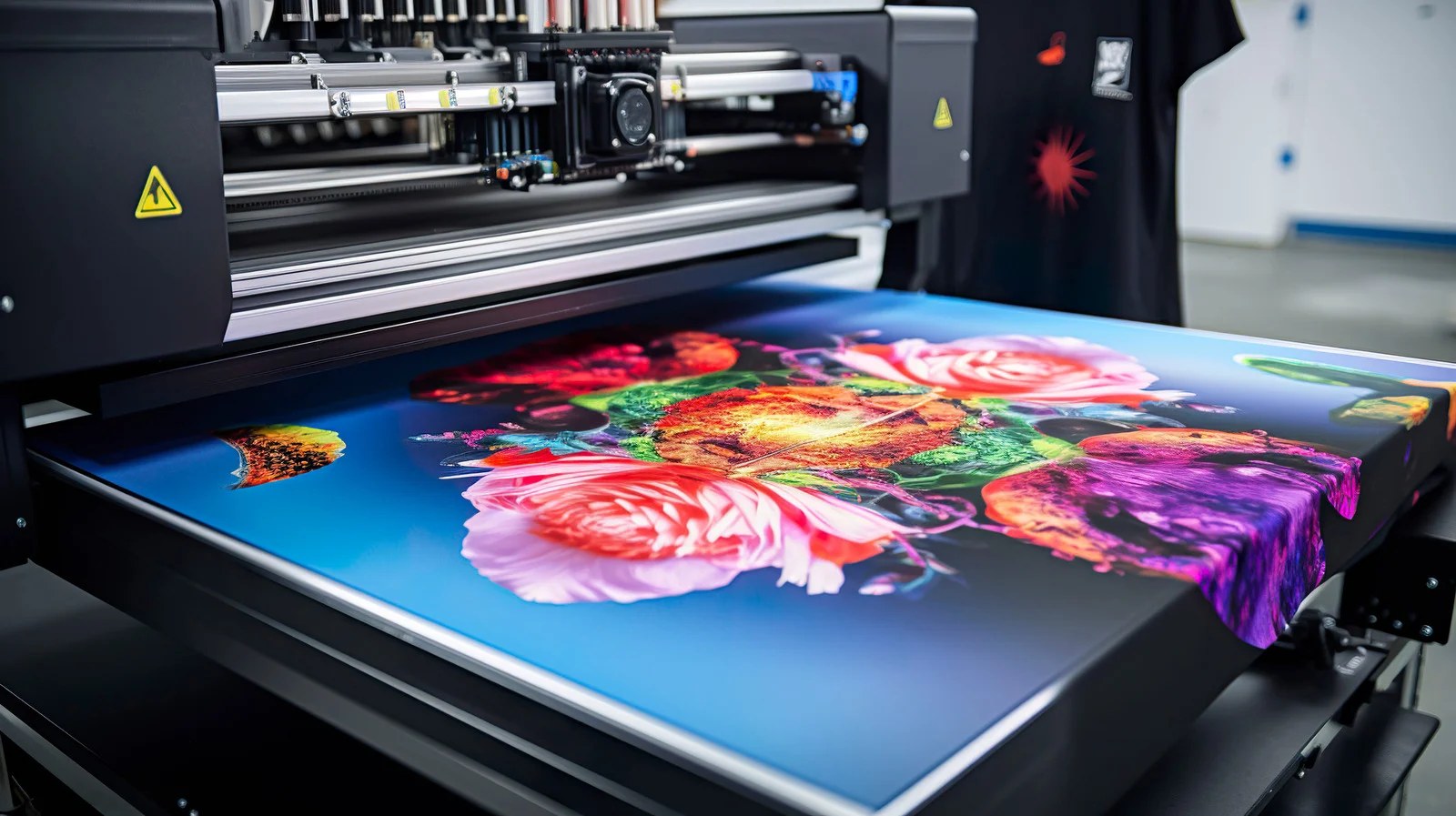 Mesin DTF printing modern untuk produksi kaos custom