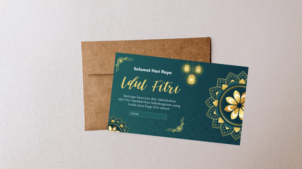 Inspirasi Kartu Lebaran